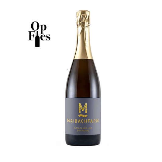 Blanc de Noir Pinot Noir Sekt brut nature 2022 van Maibachfarm