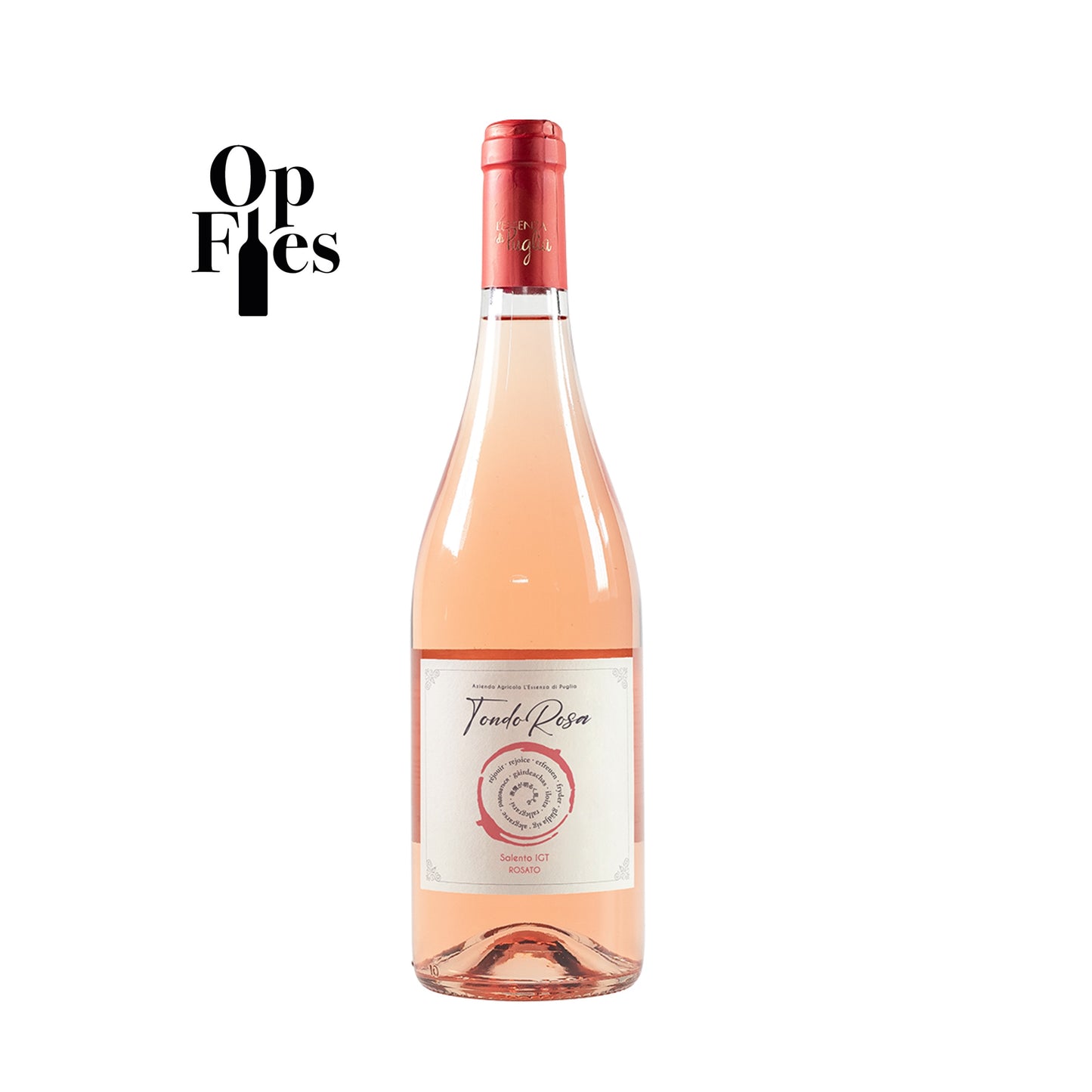 Tondo rosa van essenza di puglia | OpFles